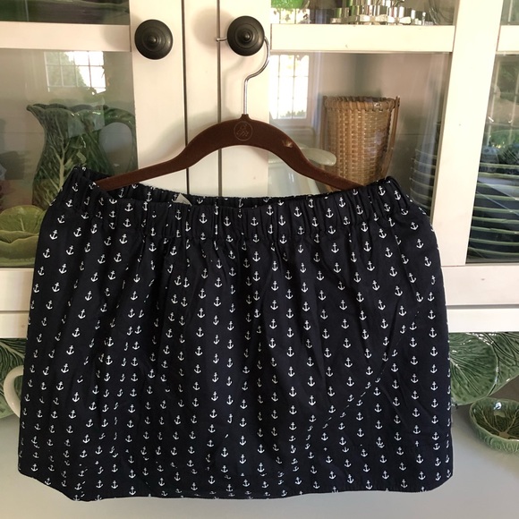 J. Crew Dresses & Skirts - Jcrew womens Navy Sailboat skirt Medium J. Crew Dresses & Skirts - Jcrew womens Navy Sailboat skirt Medium